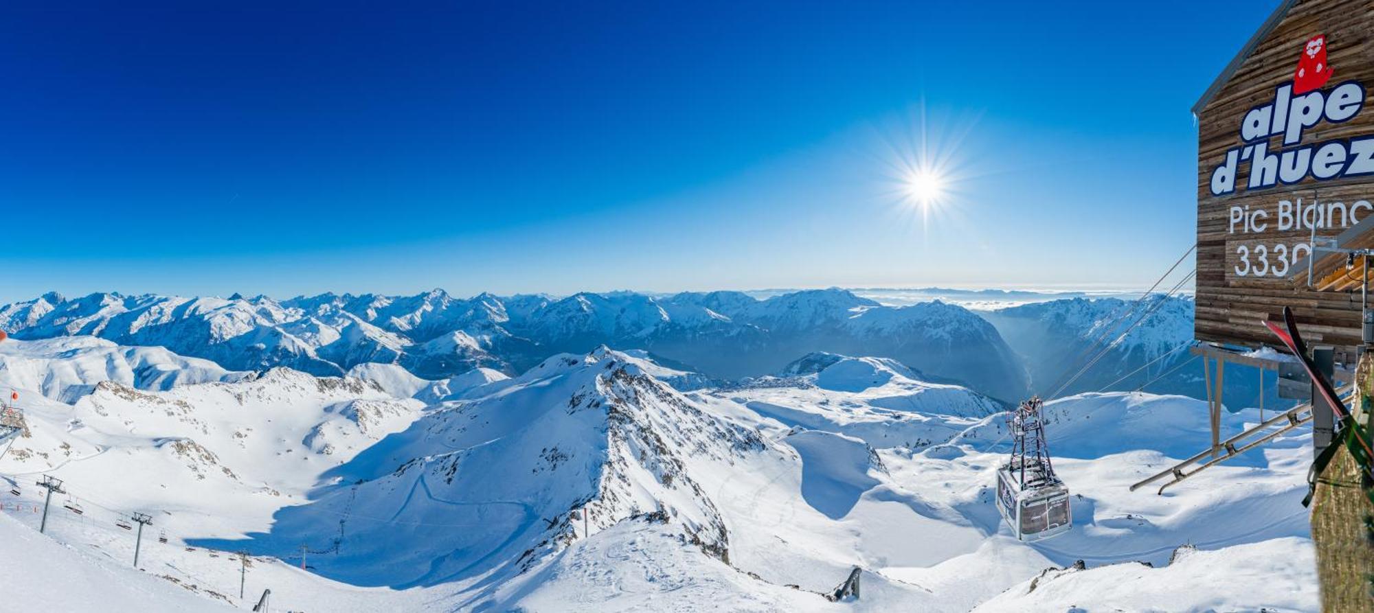 Chalet Alpe D'Huez 1850-Sea And Mountain Pleasure Avec 2 Appartements- 1 Appartement 3 Chambres 8 Couchages - 3 Salles D'Eau Et 1 Appartement 5 Chambres 12 Couchages 5 Salles D'Eau - Jacuzzi Et Sauna -Pieds Des Pistes Et Centre Luaran gambar