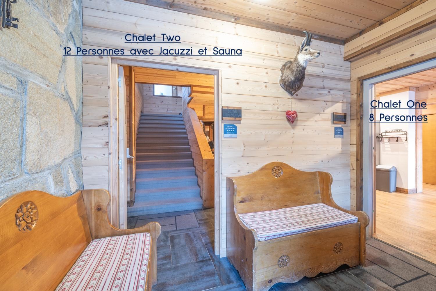 Chalet Alpe D'Huez 1850-Sea And Mountain Pleasure Avec 2 Appartements- 1 Appartement 3 Chambres 8 Couchages - 3 Salles D'Eau Et 1 Appartement 5 Chambres 12 Couchages 5 Salles D'Eau - Jacuzzi Et Sauna -Pieds Des Pistes Et Centre Luaran gambar