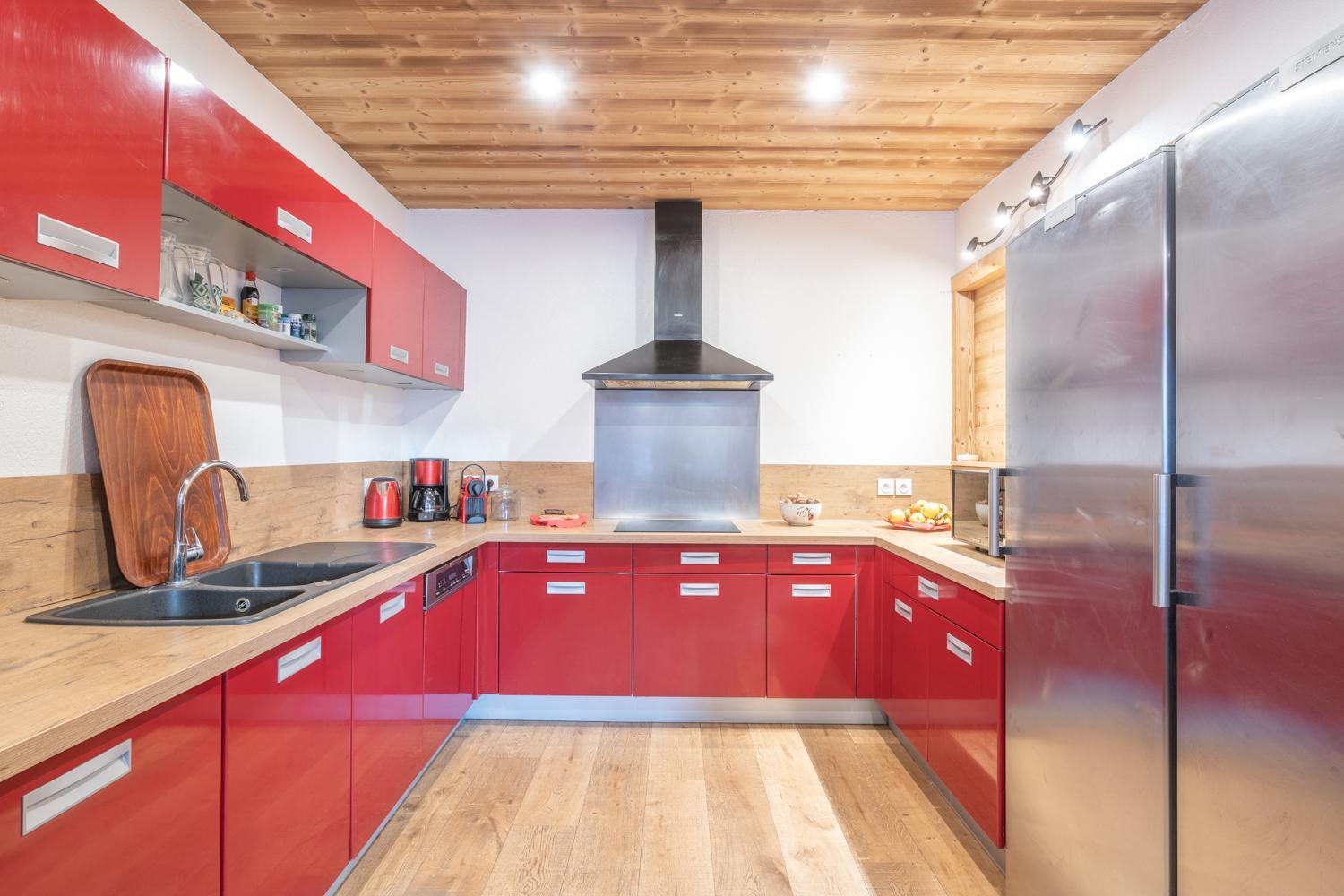 Chalet Alpe D'Huez 1850-Sea And Mountain Pleasure Avec 2 Appartements- 1 Appartement 3 Chambres 8 Couchages - 3 Salles D'Eau Et 1 Appartement 5 Chambres 12 Couchages 5 Salles D'Eau - Jacuzzi Et Sauna -Pieds Des Pistes Et Centre Luaran gambar